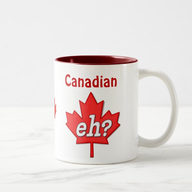 Canadian Eh? Två-Tonad Mugg (Höger)