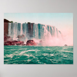 Canadian Falls - Vintage Niagara - 1900 Poster