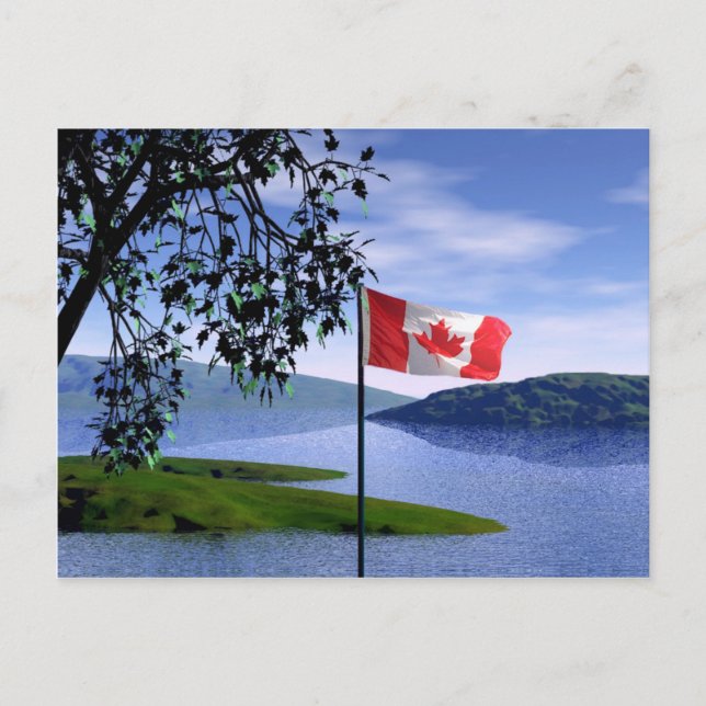 Canadian Färg Vykort (Framsida)