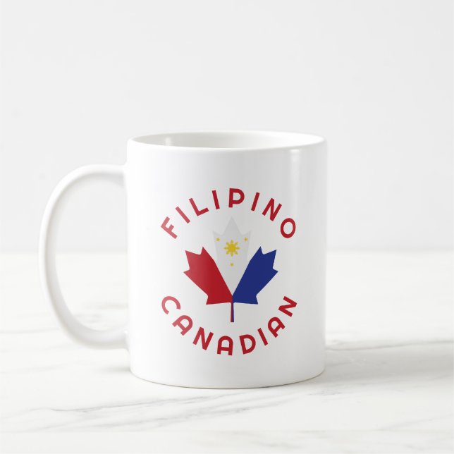 Canadian Filipino Roots Kaffemugg (Vänster)