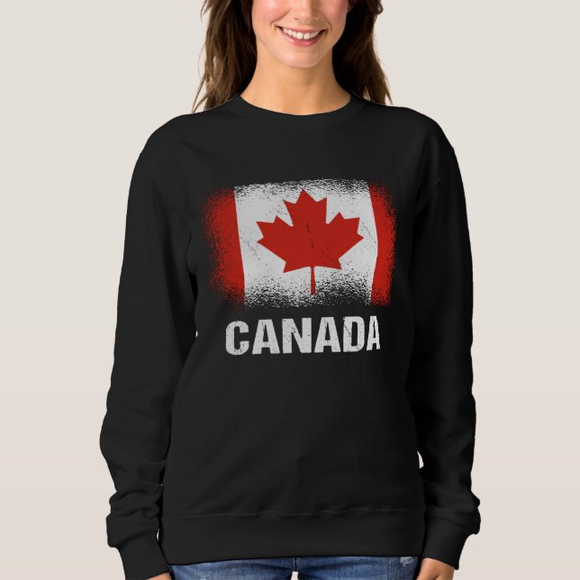 Canadian Flag Canada T Shirt (Framsida)