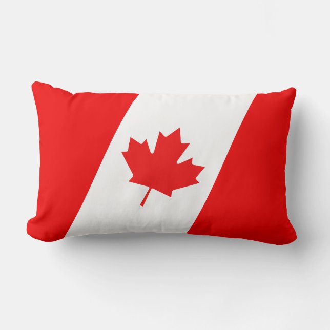 Canadian Flagga American MoJo Pillow Lumbarkudde (Framsida)