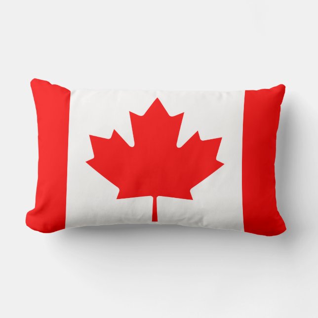 Canadian Flagga American MoJo Pillow Lumbarkudde (Framsida)