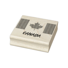 Canadian Flagga Anpassningsbar Rubber Frimärke Stämpel