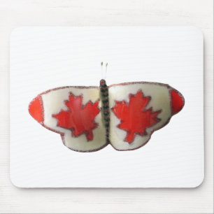 Canadian Flagga Butterfly Design Musmatta