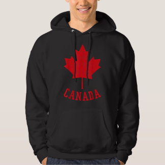 Canadian Flagga Canada Independece Maple Löv Manar Hoodie
