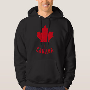 Canadian Flagga Canada Independece Maple Löv Manar Hoodie