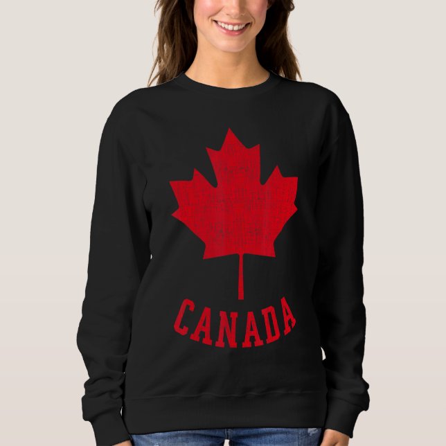Canadian Flagga Canada Independece Maple Löv Manar T Shirt (Framsida)