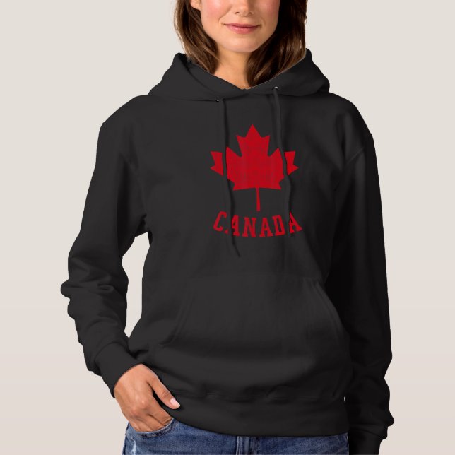 Canadian Flagga Canada Independece Maple Löv Manar T Shirt (Framsida)