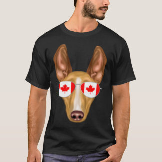 Canadian Flagga Cirnechi dellu2019Etna Hund Canada T Shirt