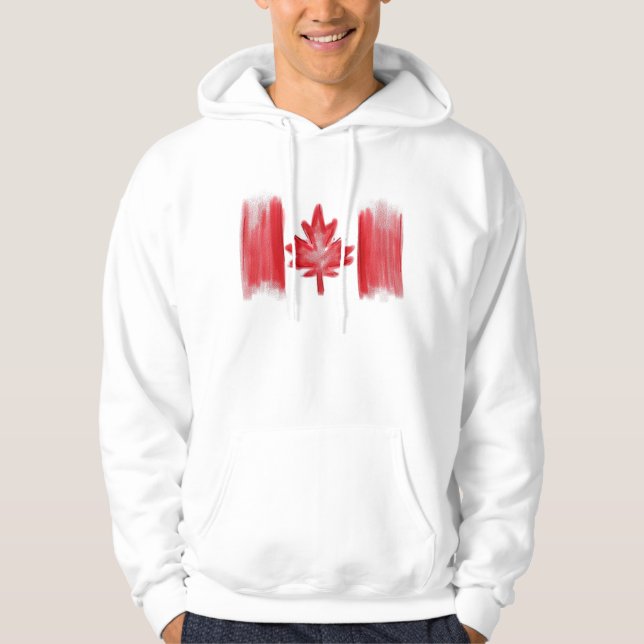 Canadian flagga hoodie (Framsida)