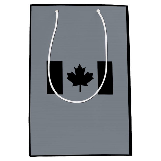 Canadian Flagga in Black (Framsidan)