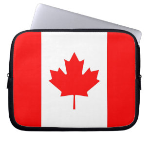 Canadian Flagga Laptop sleeve