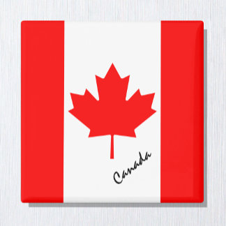 Canadian Flagga Magnet, avel/sport, Kanada Magnet