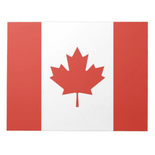 Canadian Flagga (Maple Löv) (Kanada) Anteckningsblock