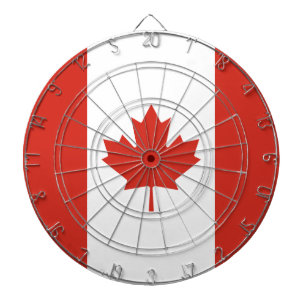 Canadian Flagga (Maple Löv) (Kanada) Darttavla