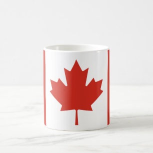 Canadian Flagga (Maple Löv) (Kanada) Kaffemugg