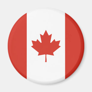 Canadian Flagga (Maple Löv) (Kanada) Magnet