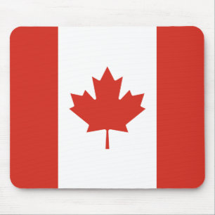 Canadian Flagga (Maple Löv) (Kanada) Musmatta