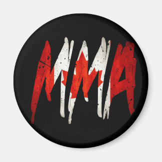 Canadian Flagga MMA Magnet