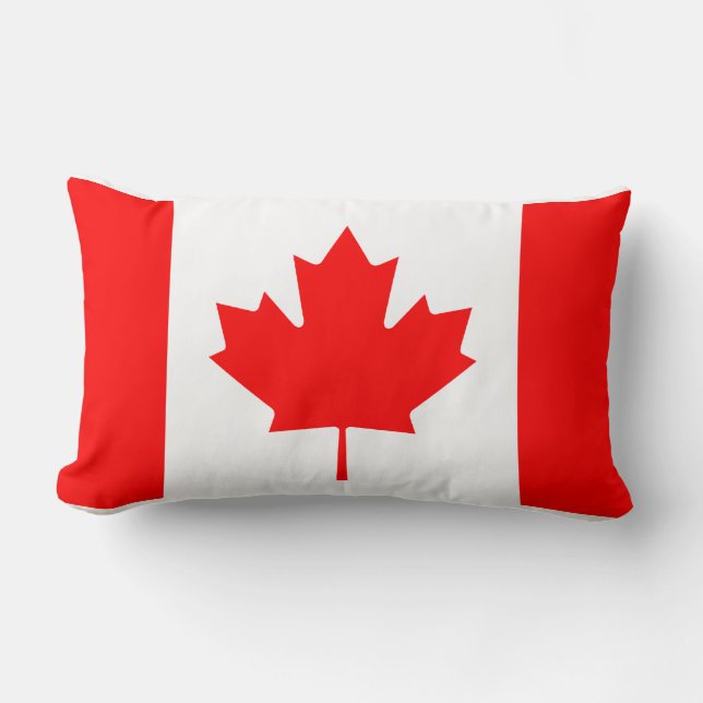 Canadian Flagga MoJo Pillows Lumbarkudde (Framsida)