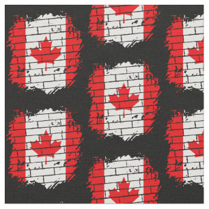 Canadian Flagga on Brick Wall Tyg