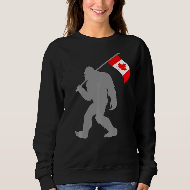 Canadian Flagga On Canada Flagga T Shirt (Framsida)