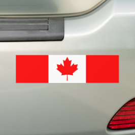 Canadian flagga patriotic bildekal