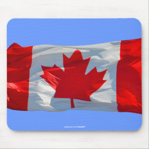 CANADIAN FLAGGA Patriotic Mousepad Musmatta