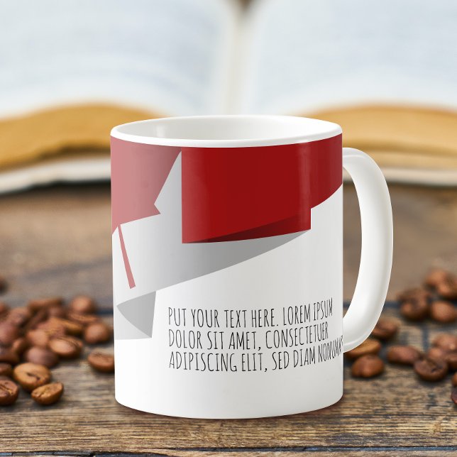 Canadian Flagga Pop Art Kaffemugg (Skapare uppladdad)