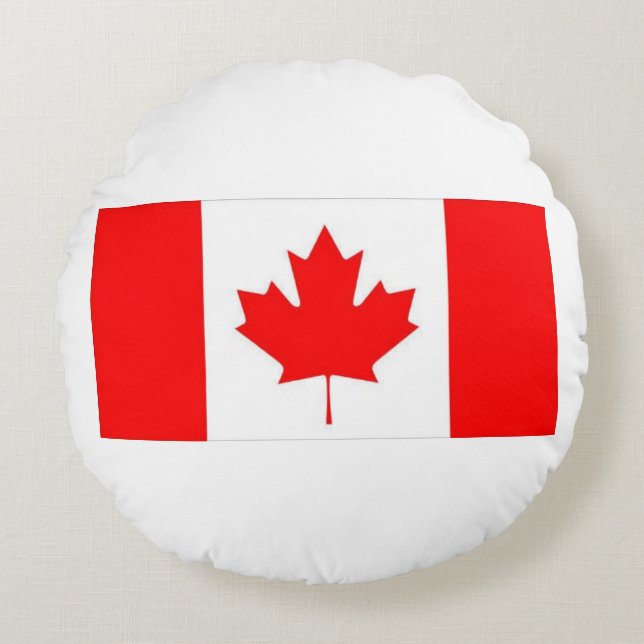 CANADIAN FLAGGA RUND KUDDE (Framsidan)
