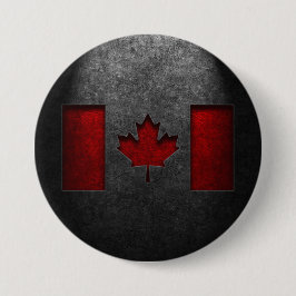 Canadian Flagga Stone Struktur Knapp