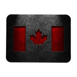 Canadian Flagga Stone Struktur Magnet