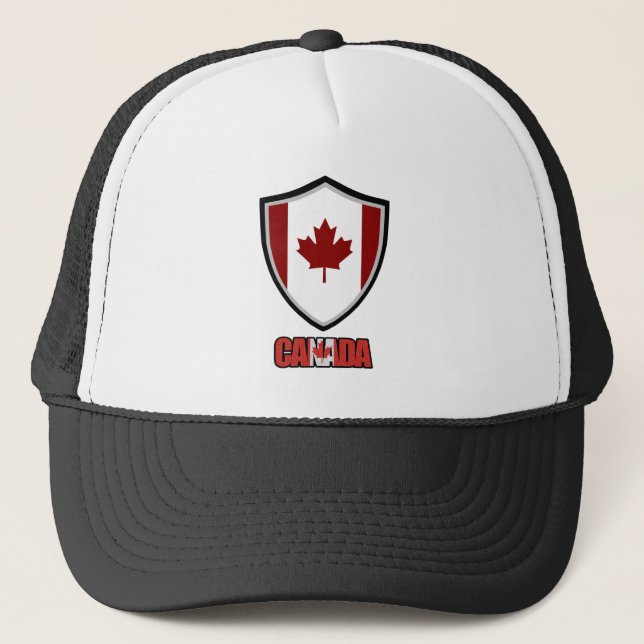 Canadian flagga truckerkeps (Framsida)