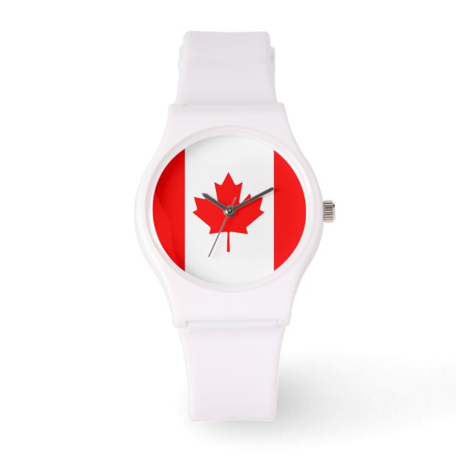 Canadian Flagga Watch Armbandsur (Framsida)