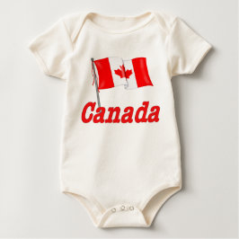 Canadian Flagga Wave T-shirt