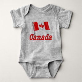 Canadian Flagga Wave T-shirt