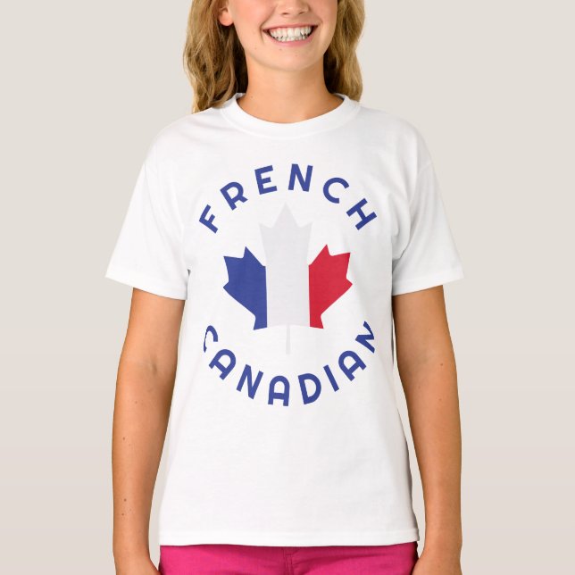 Canadian Fransk Roots T Shirt (Framsida)