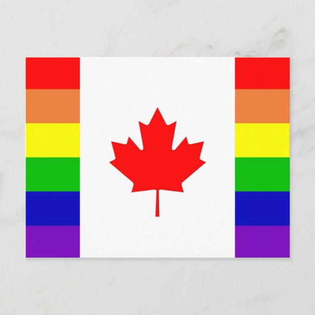 Canadian Gay pride Vykort (Framsida)