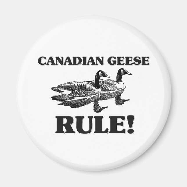 CANADIAN GEESE-regel! Magnet (Framsidan)