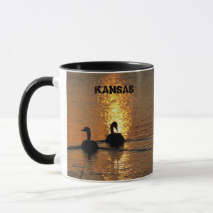 Canadian Geese Silhouette Mugg
