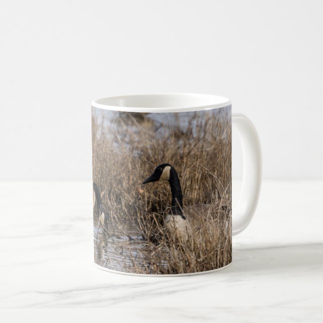 Canadian Geese Snack Time Coffee Mugg (Framsida höger)