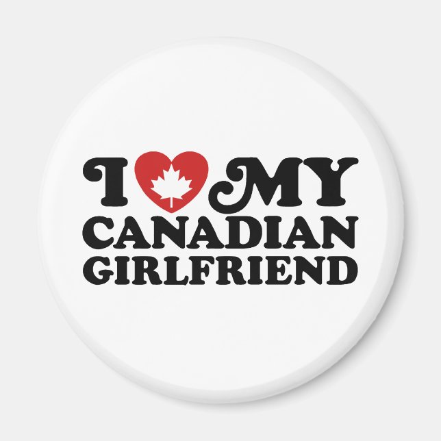 Canadian Girlkompis Magnet (Framsidan)