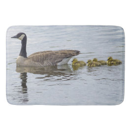 Canadian Goose and Goslings Badrumsmatta