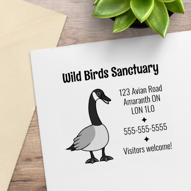 Canadian Goose Business Adress Stämpel (Skapare uppladdad)