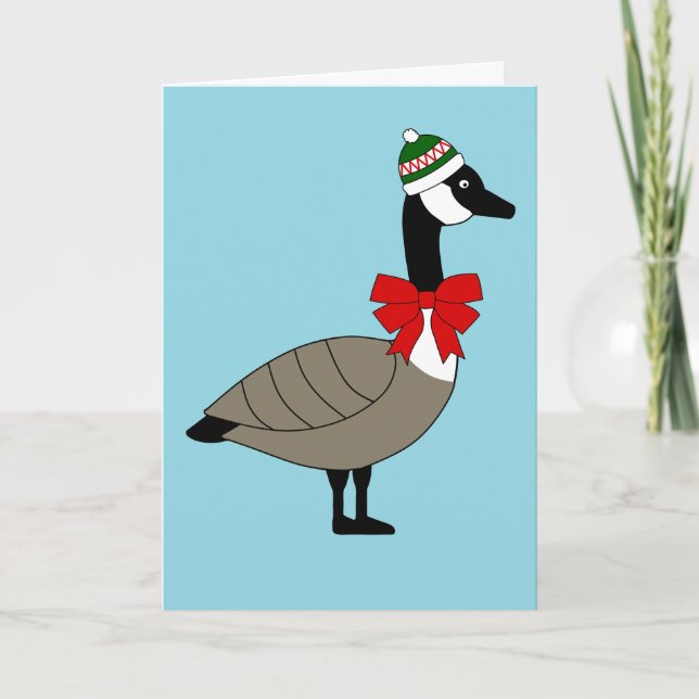 Canadian Goose Christmas Card Helgkort (Framsida)