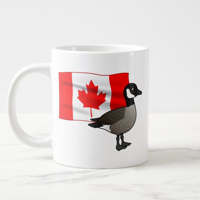Canadian Goose & Flagga Jumbo Mugg (Vänster)