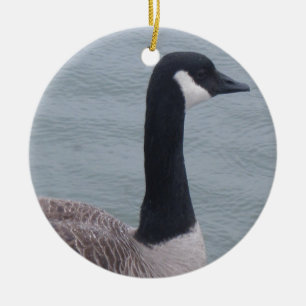 Canadian Goose på Sjö Julgransprydnad Keramik