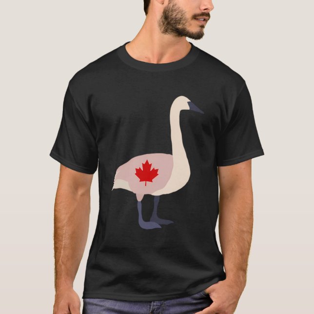 Canadian Goose Shirt for Canada Day 2020 Geese Bir T (Framsida)