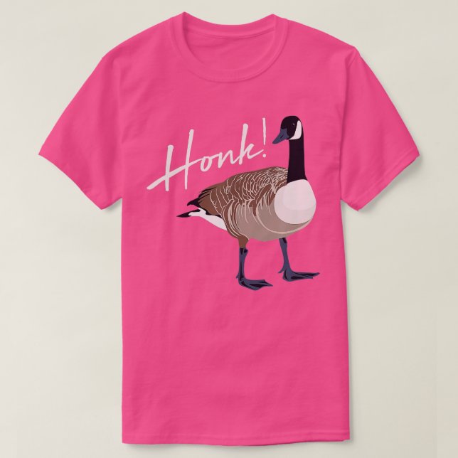 Canadian Goose Shirt Honk Funny Cute Bird Hunter G T Shirt (Design framsida)
